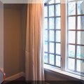 D22. Pair of custom drapery panels. 